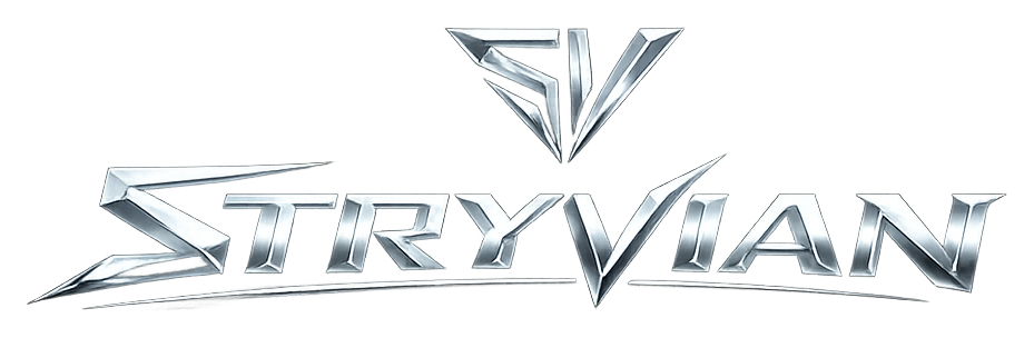 Stryvian bass guitar logo